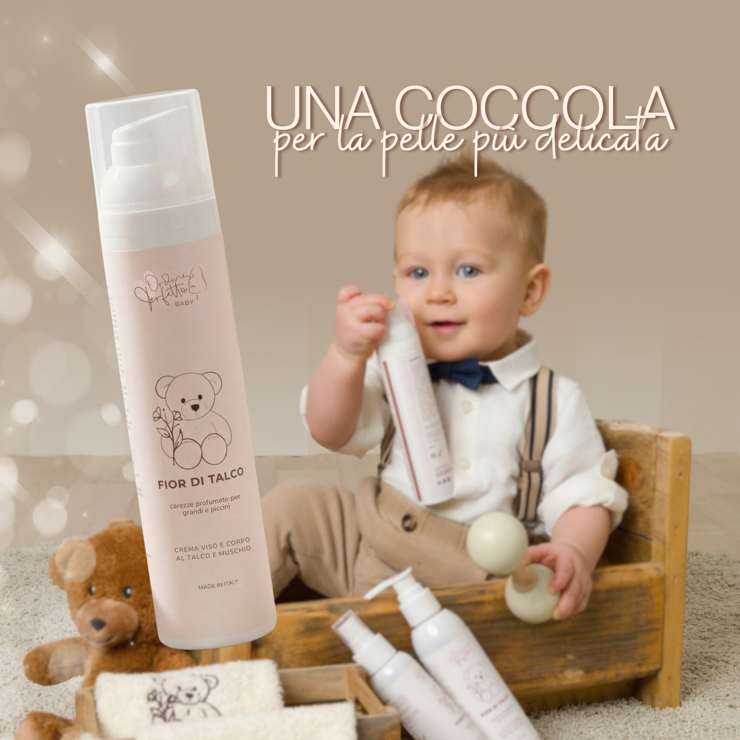 Crema corpo delicata per bambini