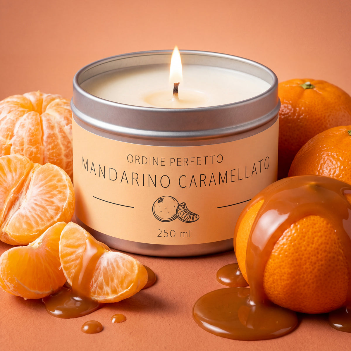 Candela profumata - Mandarino caramellato
