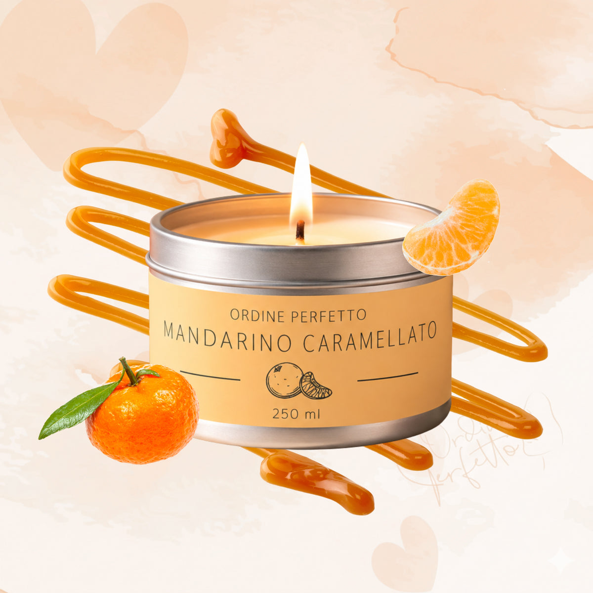 Candela profumata - Mandarino caramellato