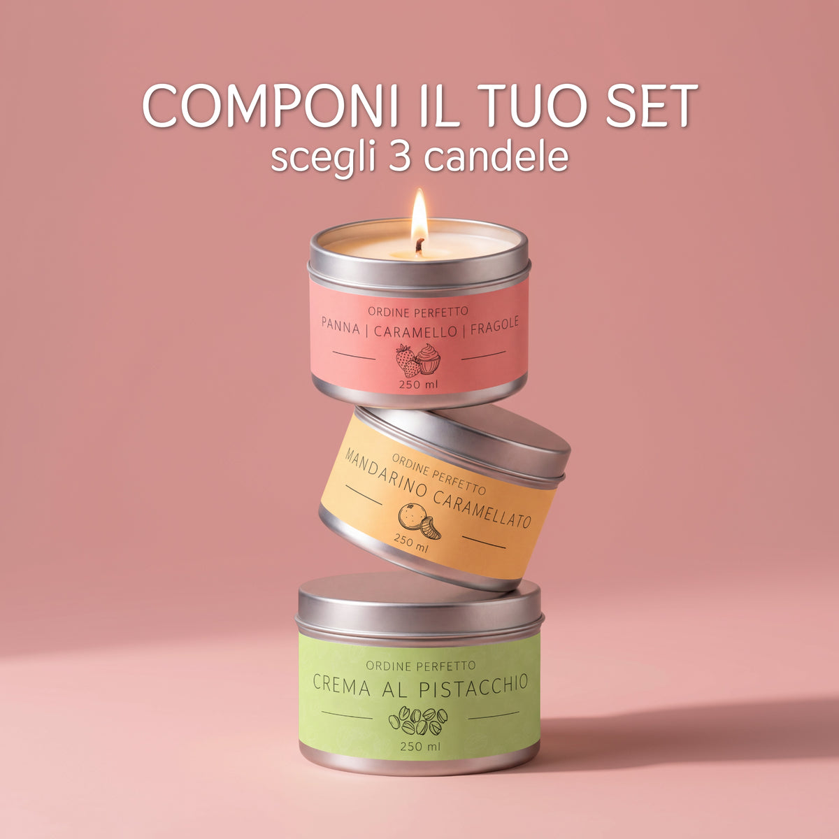 SET 3 CANDELE