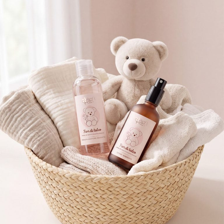 Combo perfetta - bucato e spray tessuti Fior di talco