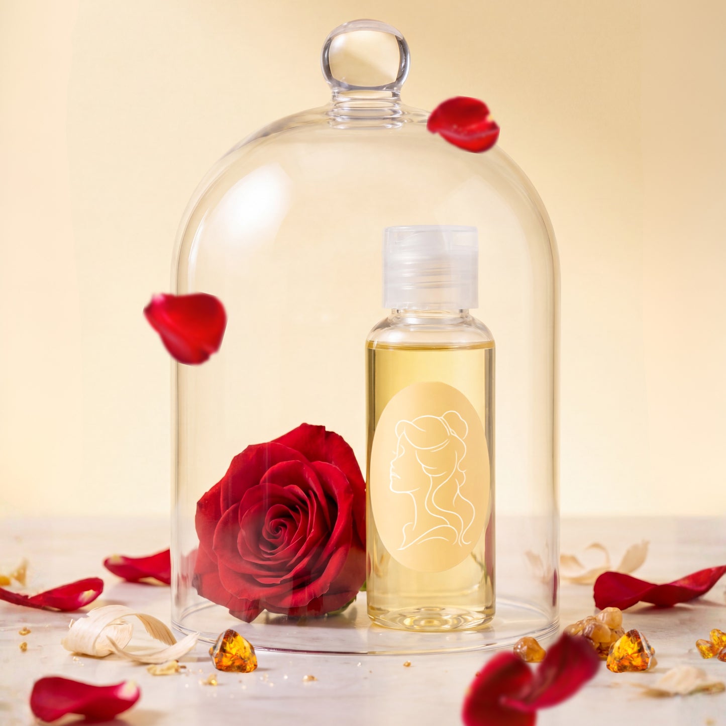 profumatore bucato alla rosa, ambra e sandalo